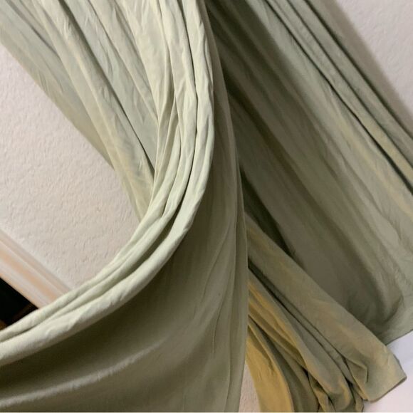 Ecote Sage Green Urban Outfitters Double Slit Maxi Skirt size 8 - Picture 6 of 11